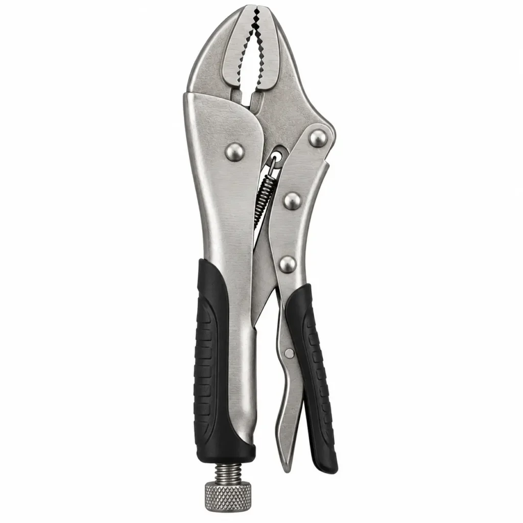 korva curved jaw adjustable locking pliers1