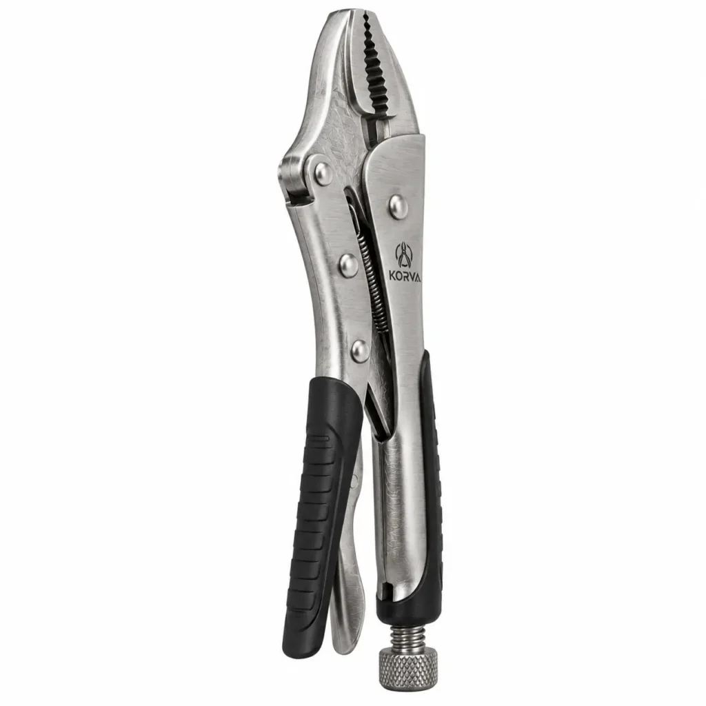 korva curved jaw adjustable locking pliers2